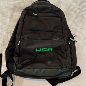 Nike IJGA (international Junior Golf Association) Backpack Black Athletic Bag
